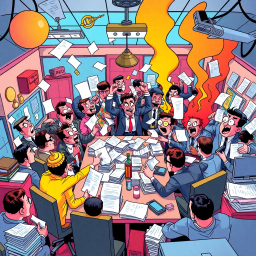 Bureaucracy Brawl - Text-based game