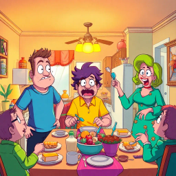 Family Dynamics: The Awkward Chronicles - Text-based game