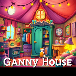 Granny's Wild House - Text-based game