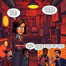 The Unfortunate End of Riri Williams - Text-based game