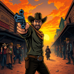 Revolver Rumble - Text-based game