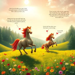 Whinnying Hearts - Text-based game