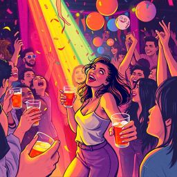 Night of Revelry - Text-based game