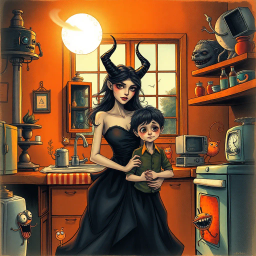 Mother's Midnight Mischief - Text-based game