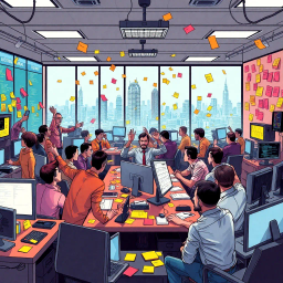 Startup Showdown: The Code of Chaos - Text-based game