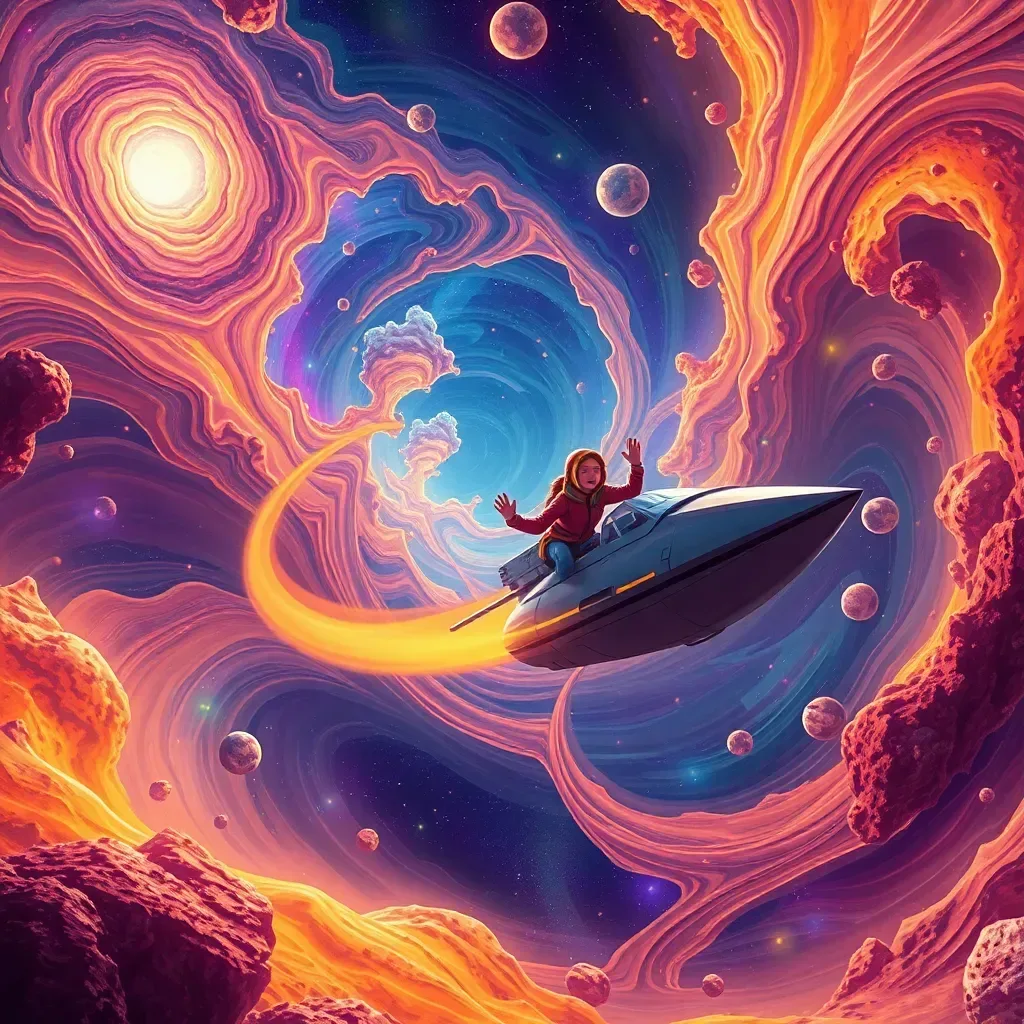 Twirling Through the Void