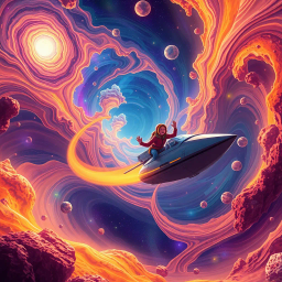 Twirling Through the Void - Text-based game