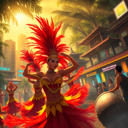 Samba Shadows: A Journey Beyond - Text-based game