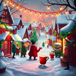 Whimsical Whodunit: The Christmas Conspiracy - Text-based game