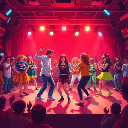 Geek Dance Showdown: The Sequel - Text-based game