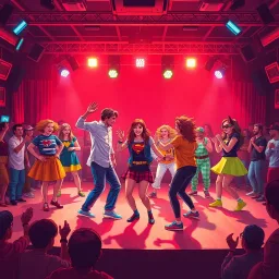 Geek Dance Showdown: The Sequel - Text-based game