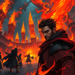 Ash Spire Chronicles: Conflagration Showdown - Text-based game