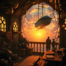 Clockwork Rebellion: The Airship Conspiracy - Text-based game