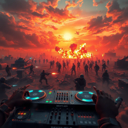 Battlefield Beats: Symphony of Chaos - Text-based game