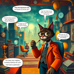 Bumfuzzle Chronicles: The Quantum Cat Conundrum - Text-based game
