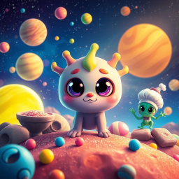 Sprunki's Galactic Snack Quest - Text-based game