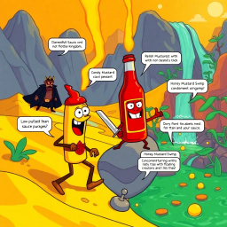 Daredevil Sauce: The Mustard Chronicles - Text-based game