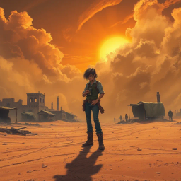 Dusty Trails: The Windy Chronicles - Text-based game