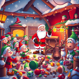 Santa's Last Stand: Christmas Gone Awry - Text-based game