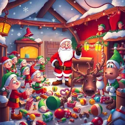 Santa's Last Stand: Christmas Gone Awry - Text-based game