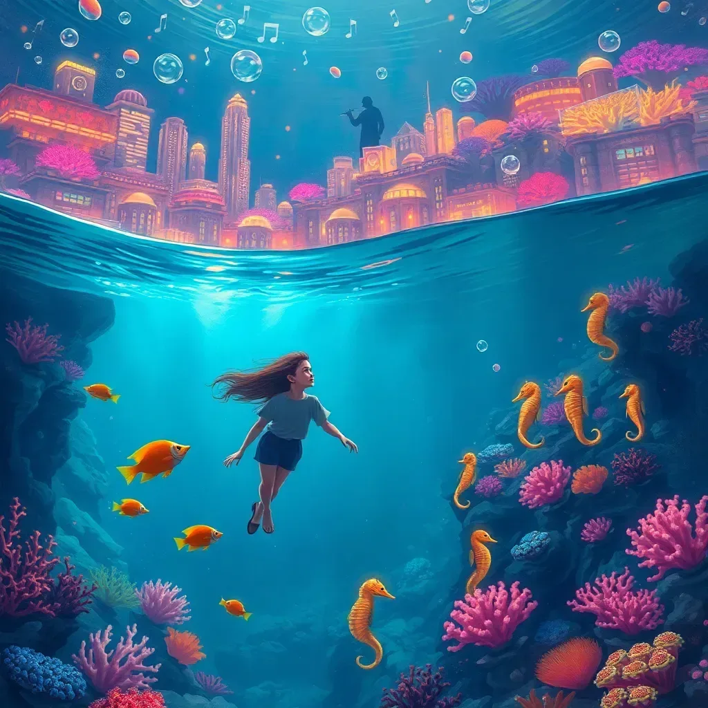 Coral Whispers: The Surreal Symphony