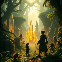 The Crystal Uproar - Text-based game