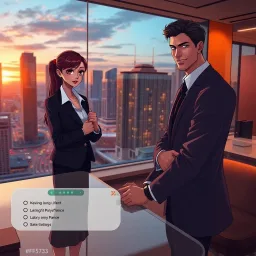 Corporate Love Chronicles - Text-based game