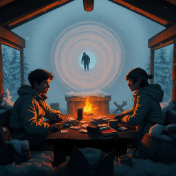 Snowbound Secrets - Text-based game