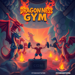 Dragoness Gym: Reps of Fire - Text-based game