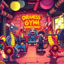 Dragoness Gym Showdown - Text-based game