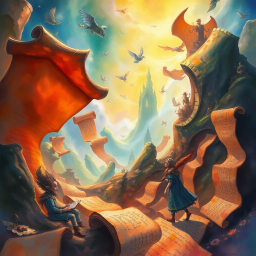 Scribble Chronicles: The Decaying Scrolls - Text-based game