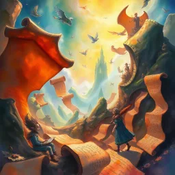 Scribble Chronicles: The Decaying Scrolls - Text-based game
