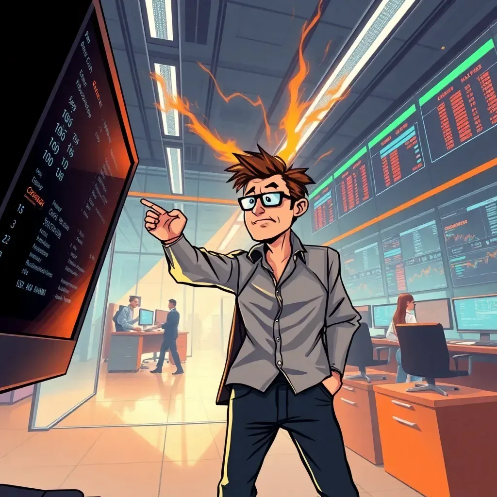 Quantum Market Crash