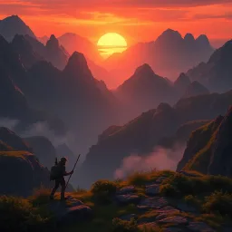 Whispers of the Mountains - Text-based game