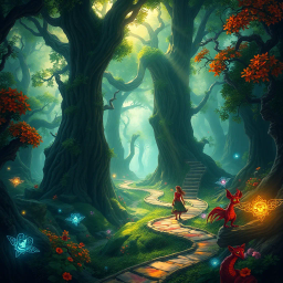 The Wondrous Forest Labyrinth - Text-based game