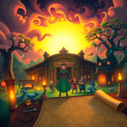 Tandu's Guild: Whispers of the Dark Lord - Text-based game