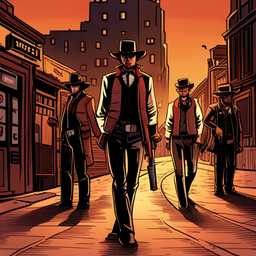 Gold Rush Gangsters - Text-based game