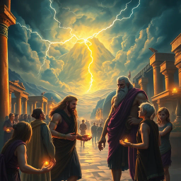 Zeus's Descent - Text-based game