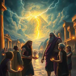 Zeus's Descent - Text-based game