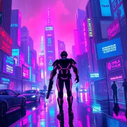 Neon Reckoning - Text-based game