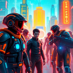 Neon Nexus: The User's Gauntlet - Text-based game