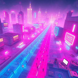 Neon Nexus: Enter the Circuit - Text-based game