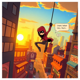 Stickman Heist: Hooked on Chaos - Text-based game