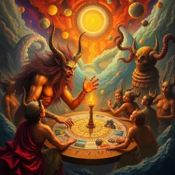 Divine Code: The God Game - Text-based game