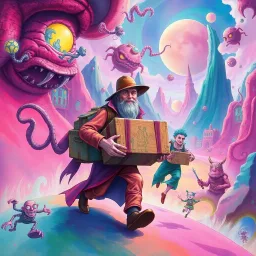 Rhombus Ruckus: The Dimension Dash - Text-based game