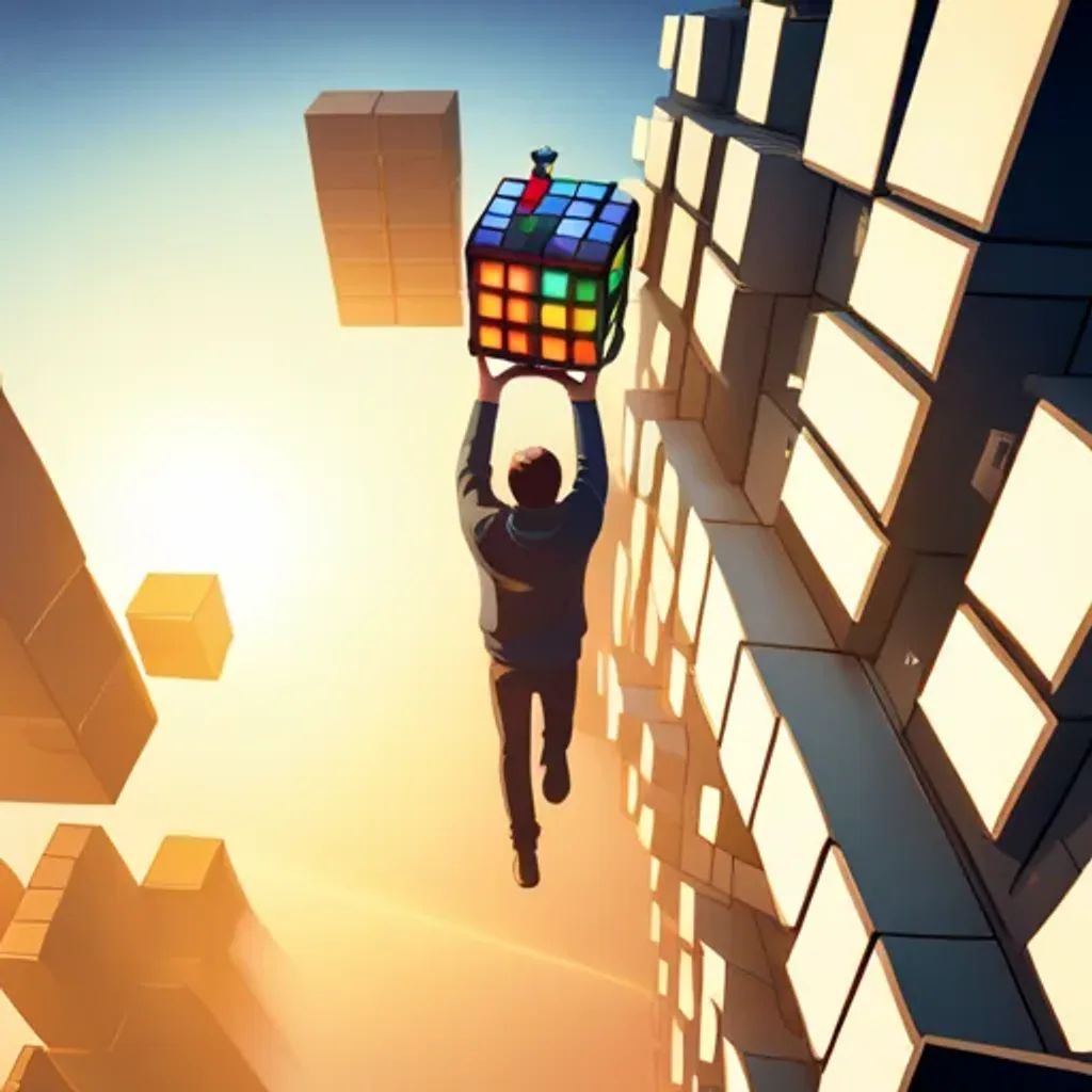 Spinning Cube Adventure
