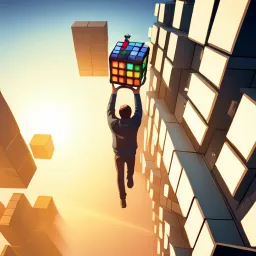 Spinning Cube Adventure - Text-based game