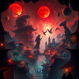 Eclipse of the Abyss - Text-based game