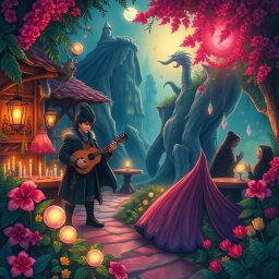 Whispers of the Velvet Realm - Text-based game