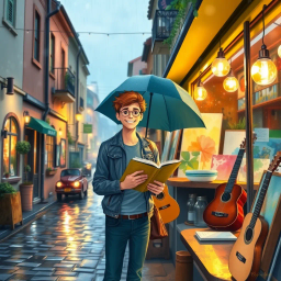 Whispers in the Rain - Text-based game